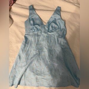 BP Light Blue Floral Mini Dress